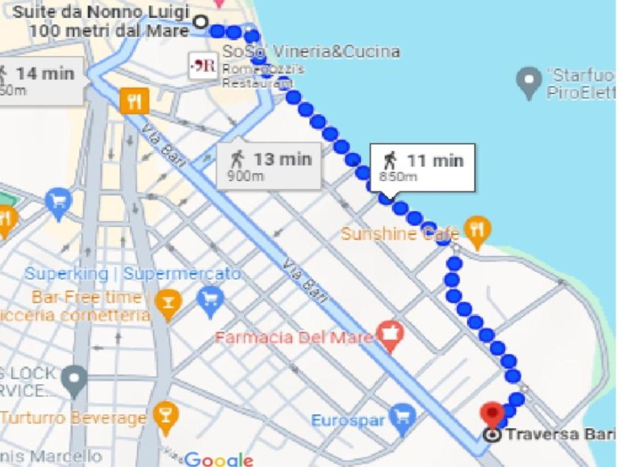 Suite da Nonno Luigi 100 metri dal mare Giovinazzo Esterno foto